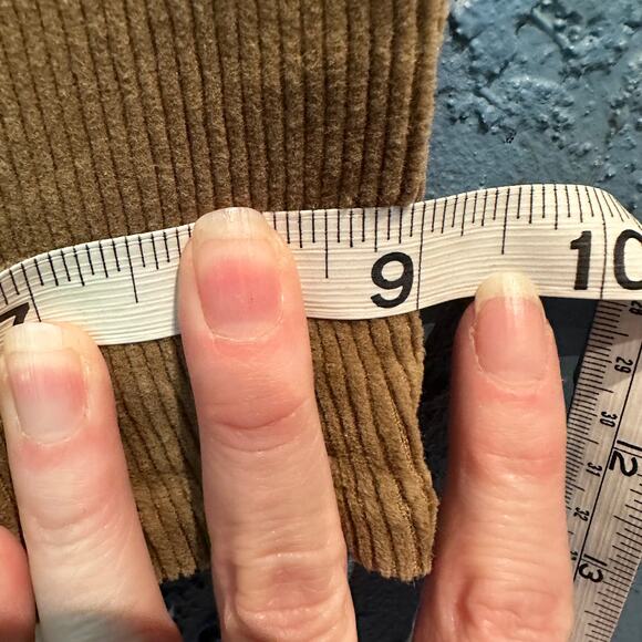 Chaps Size 16 Camel Corduroy Pants Excellent Condition Dark Khaki Winter - Picture 7 of 7